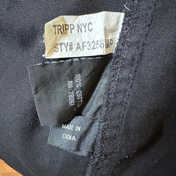 Tripp NYC blazer Y2K goth black white pinstripe men's L - Picture 7 of 7